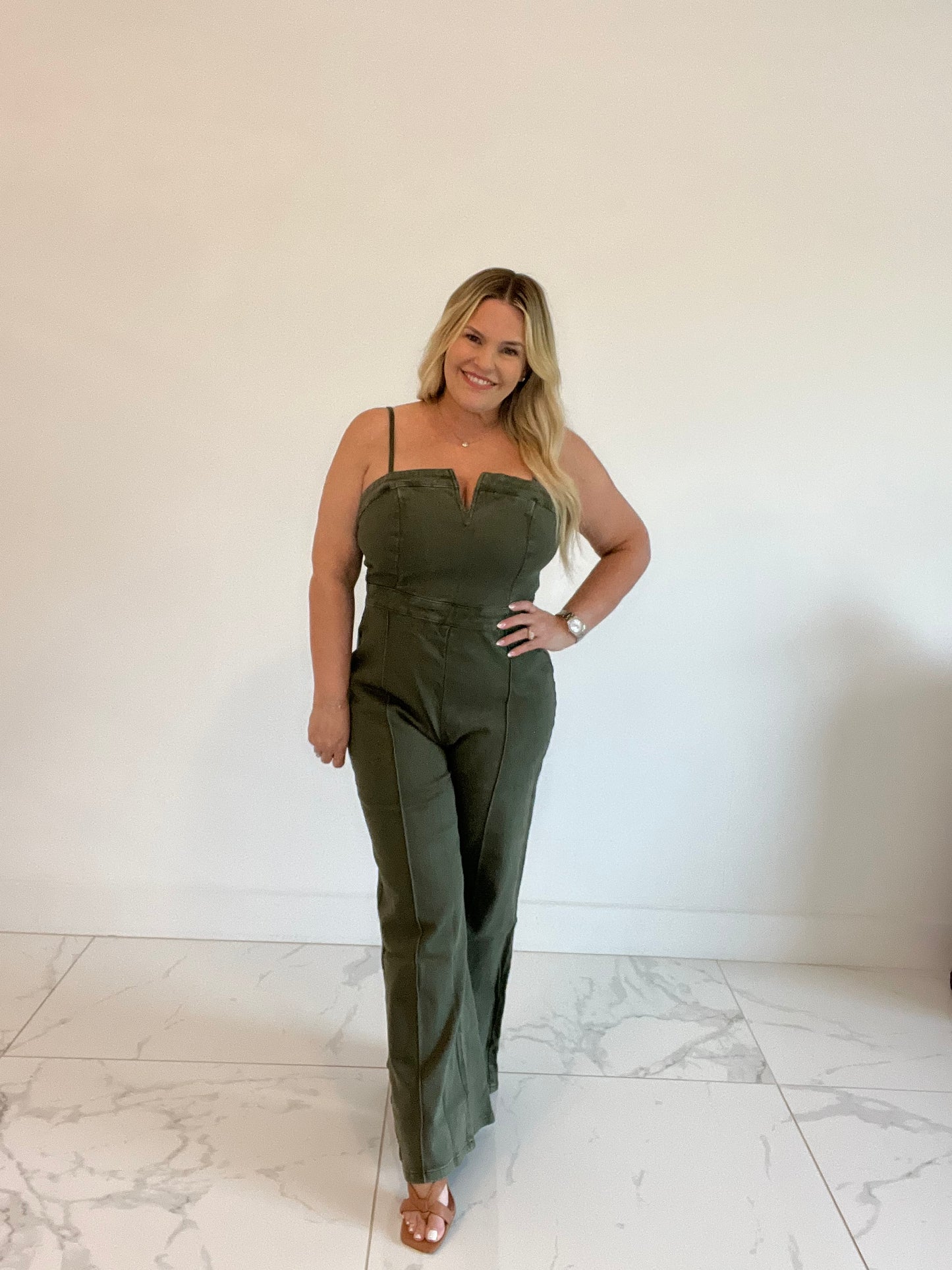 Olive Green jumpsuit