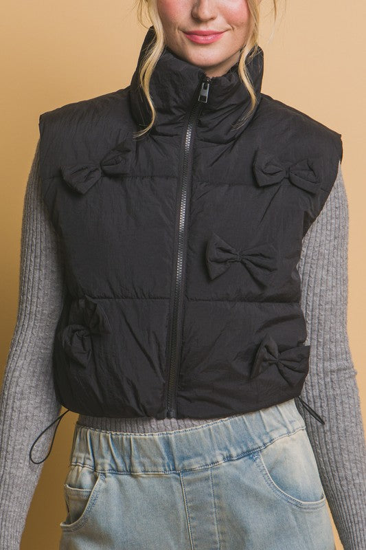 Puffer Bow Vest