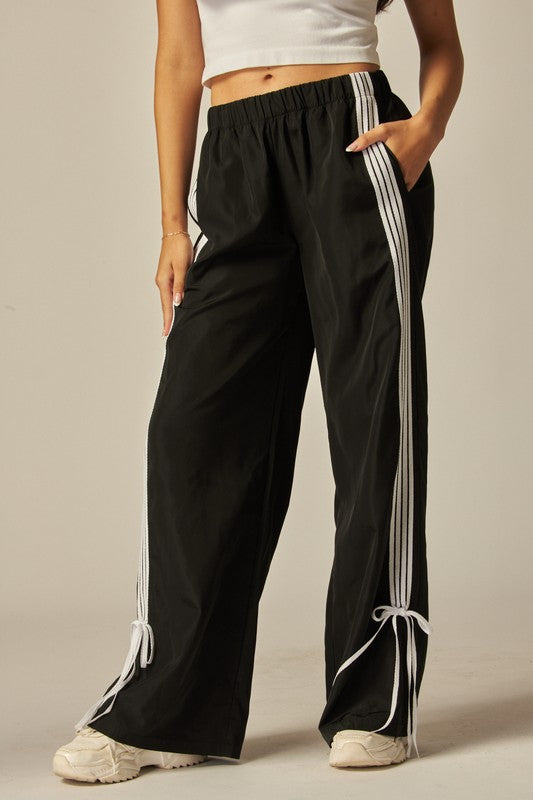Track Pants with Bows