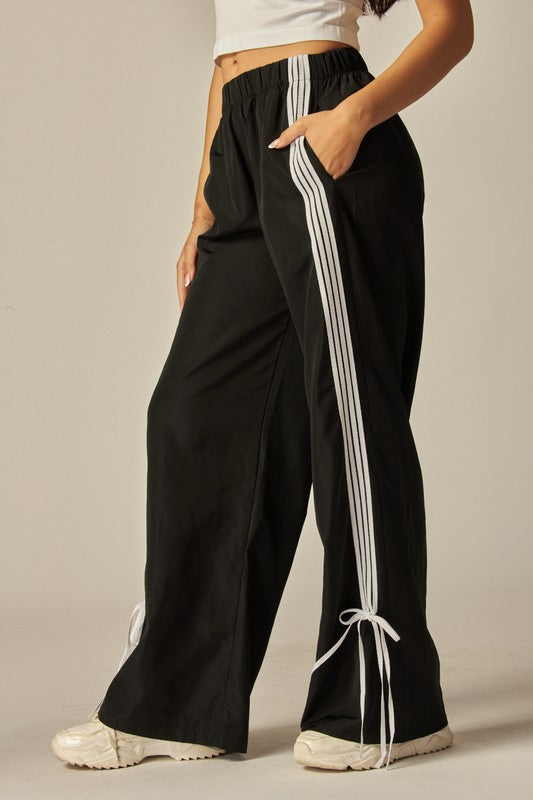 Track Pants with Bows