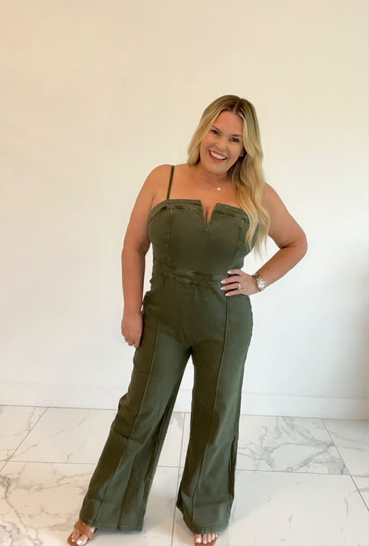 Olive Green jumpsuit