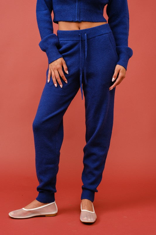 Joggers - CASHMERE in Blue