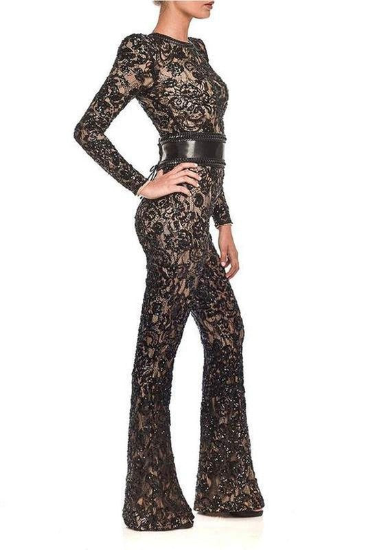 Midnight Lace Jumpsuit