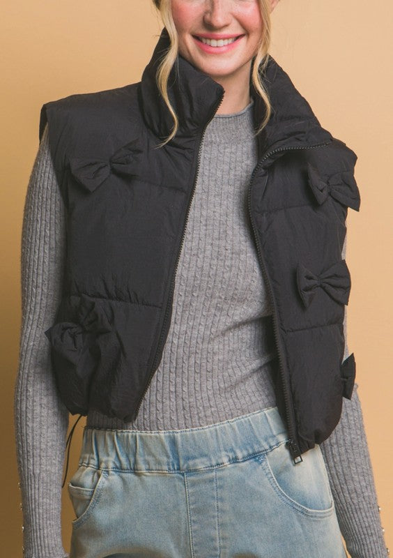 Puffer Bow Vest