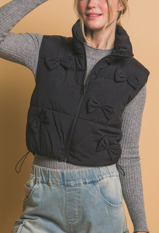 Puffer Bow Vest
